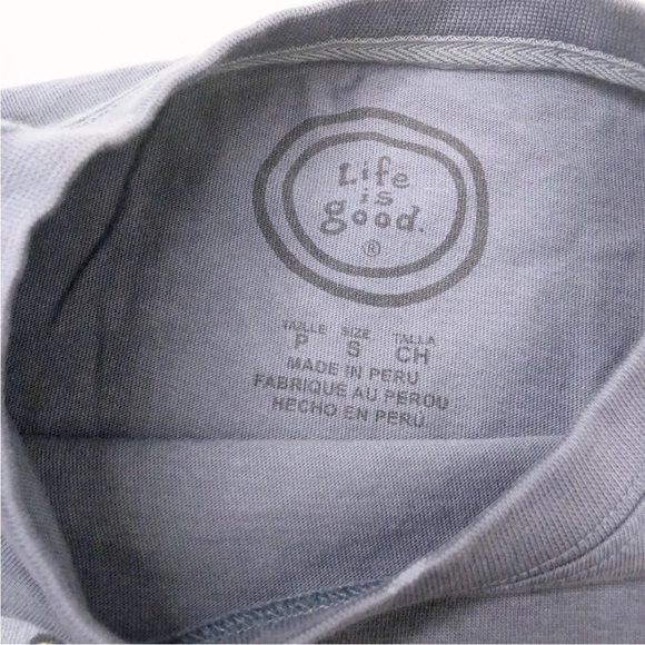 Life Is Good Men’s T Shirt Not All Who Wander Are Lost Camper Traveler Sz Small - Picture 5 of 8